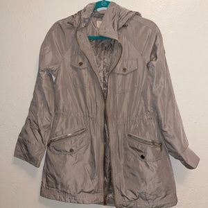 Tan Michael Kors wind breaker